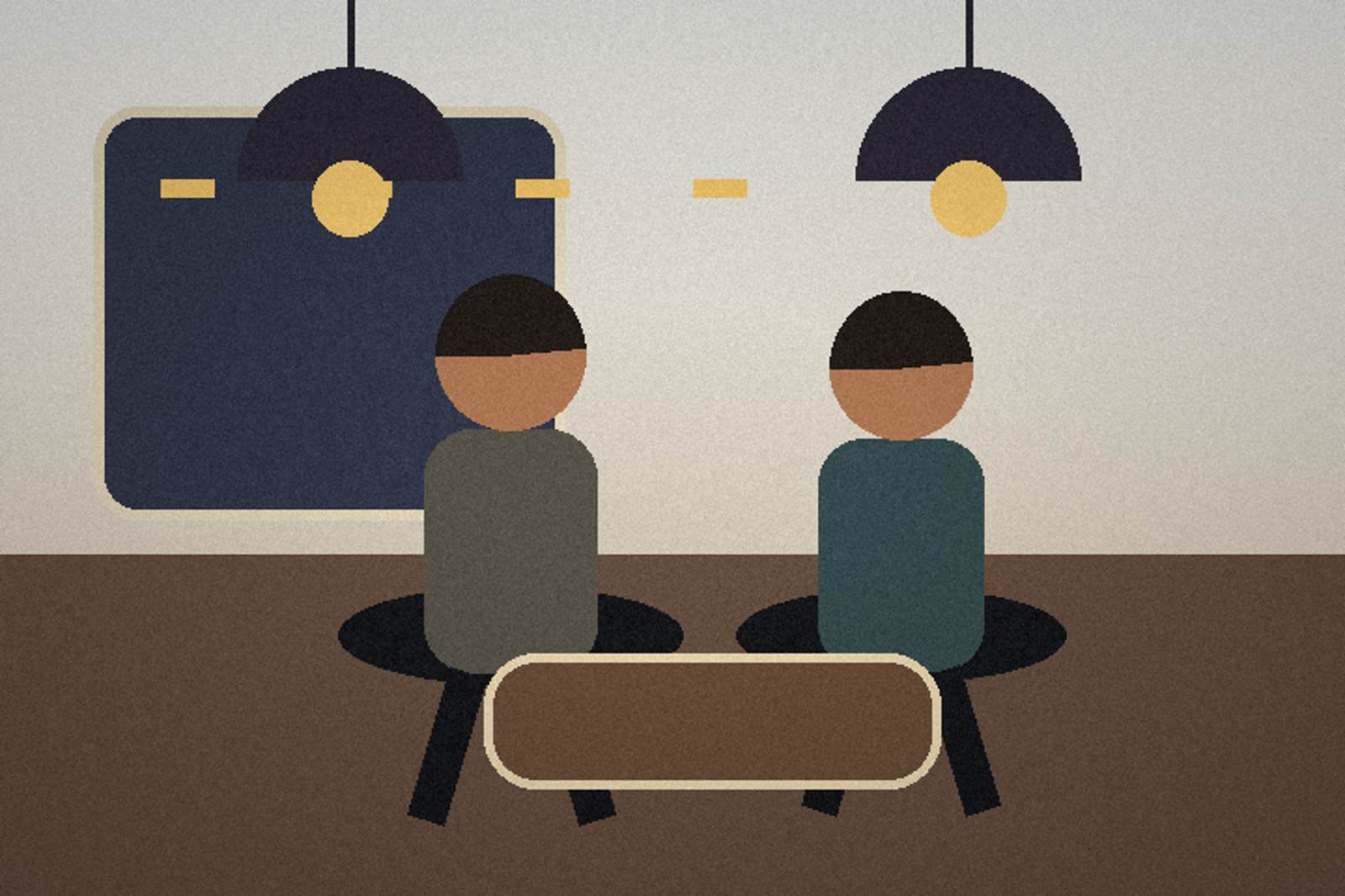 Деталь сцены «Для предпринимателей»: предметы, руки и естественный свет