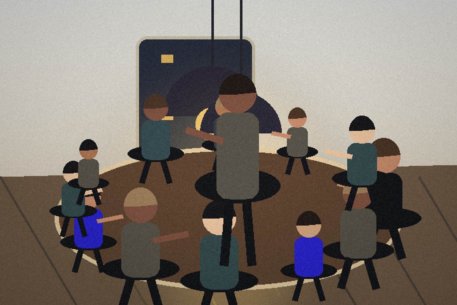 Камерная деталь встречи по теме «Танцевальный вечер»