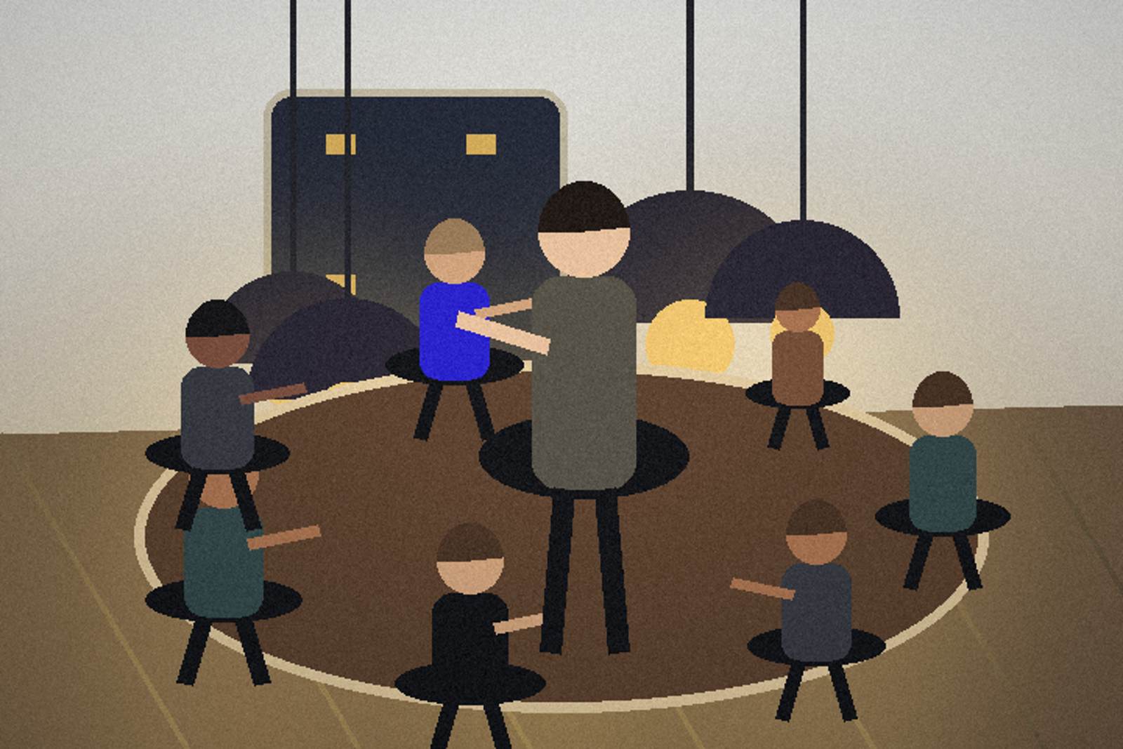 человек решает логическую задачу на бумаге, вокруг черновики и зачёркивания